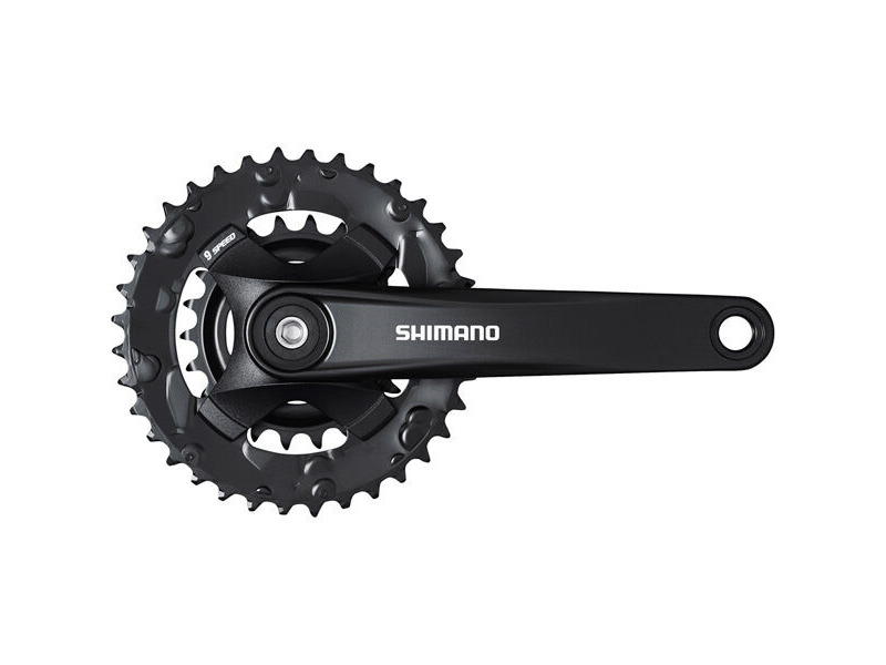 SHIMANO FC-MT101 chainset 36/22, 9-speed, black, 170 mm, for boost, without chainguard click to zoom image